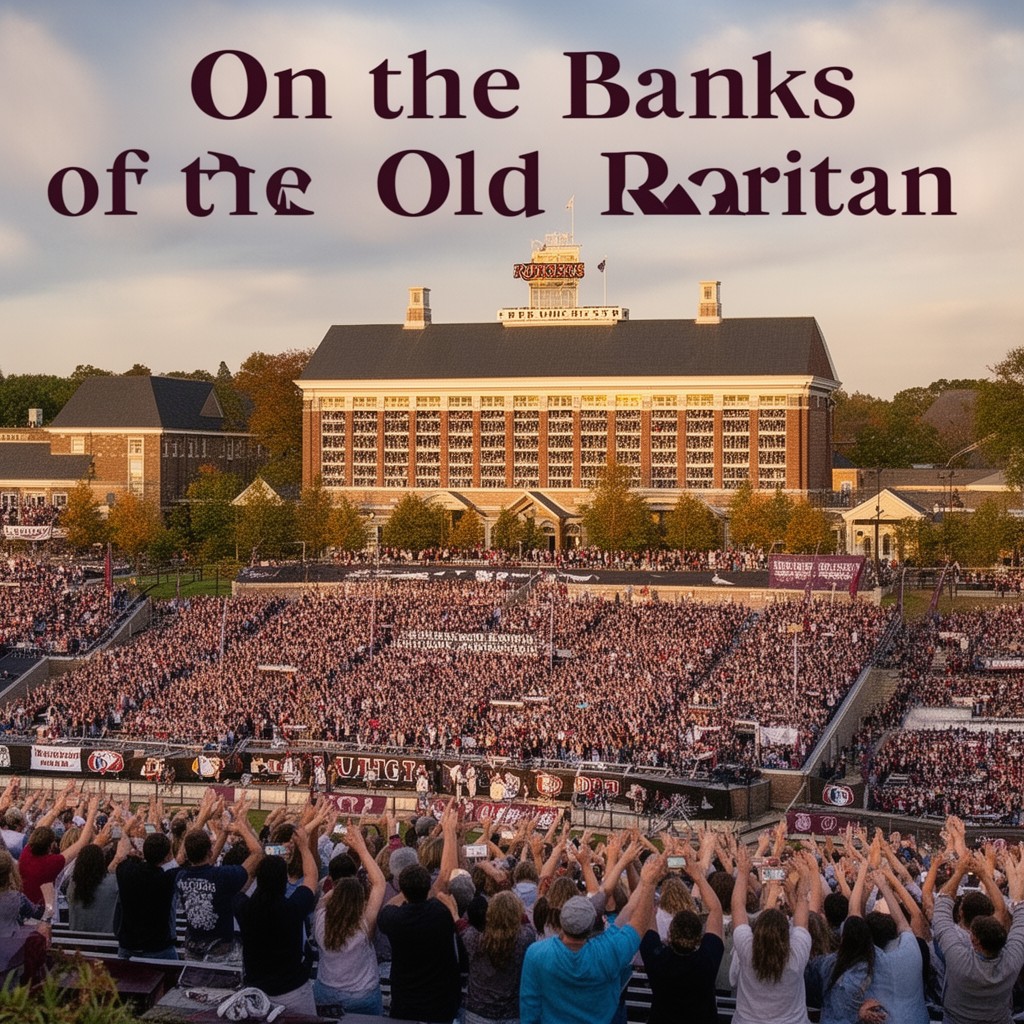 AI-generated illustration of On the Banks of the Old Raritan