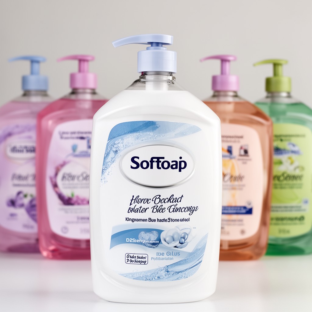 AI-generated illustration of Softsoap liquid hand soap