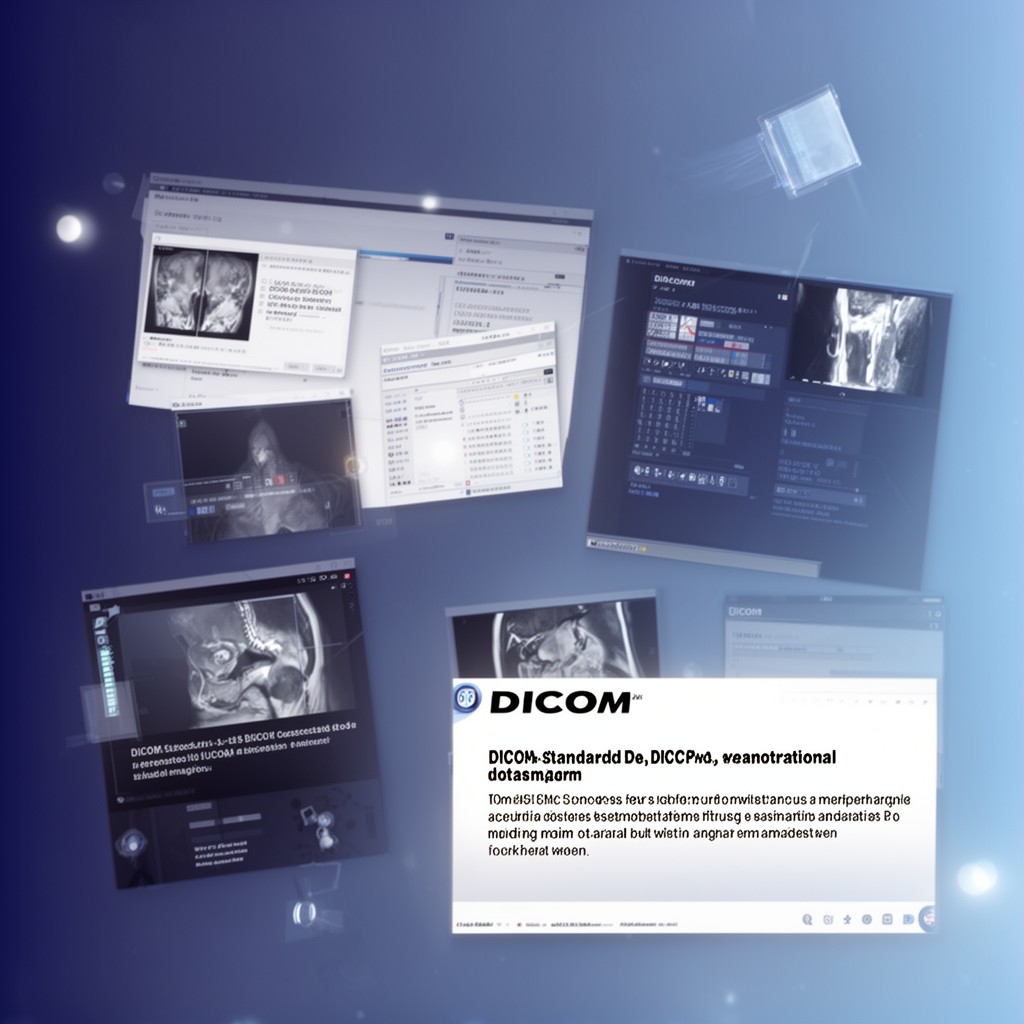 AI-generated illustration of DICOM standard
