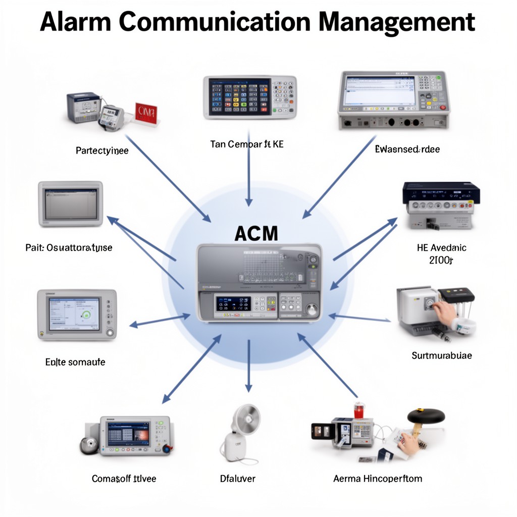 AI-generated illustration of Alarm Communication Management (ACM)