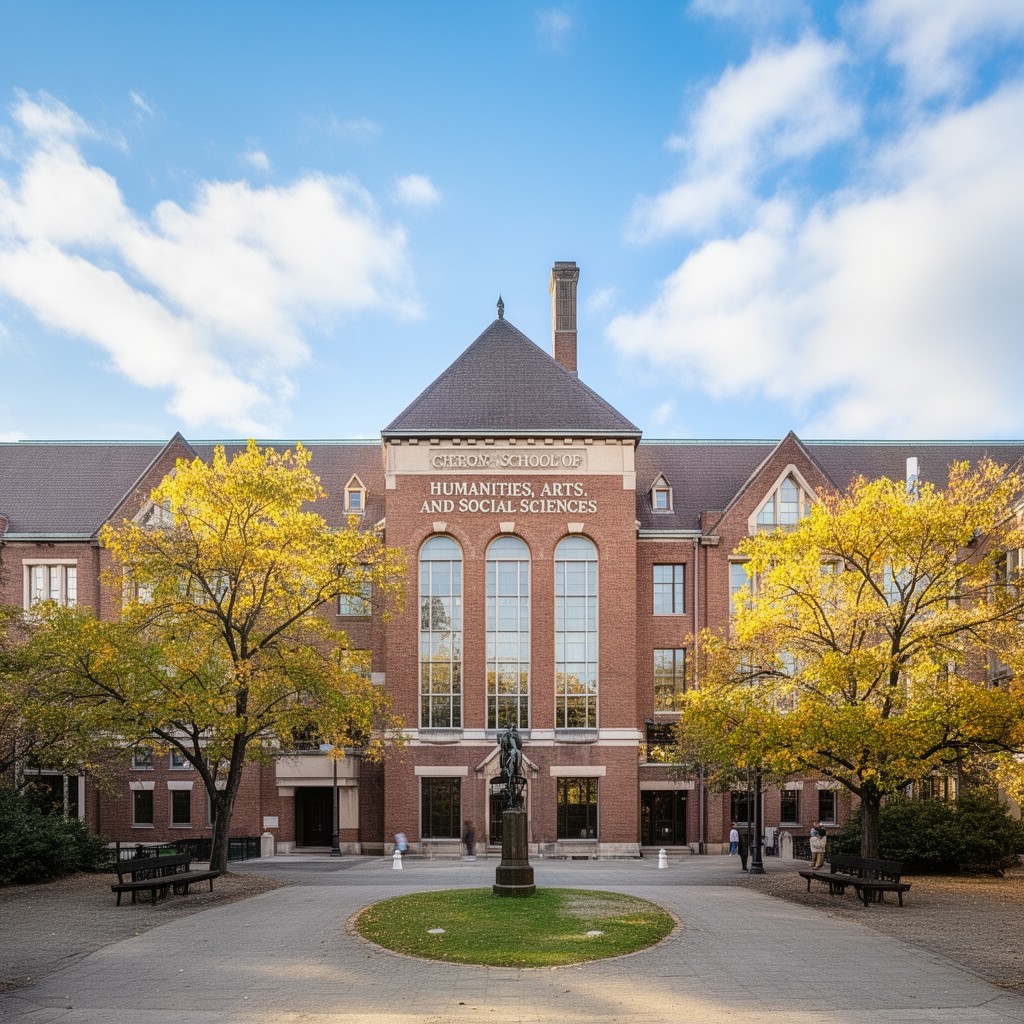 AI-generated illustration of School of Humanities, Arts, and Social Sciences