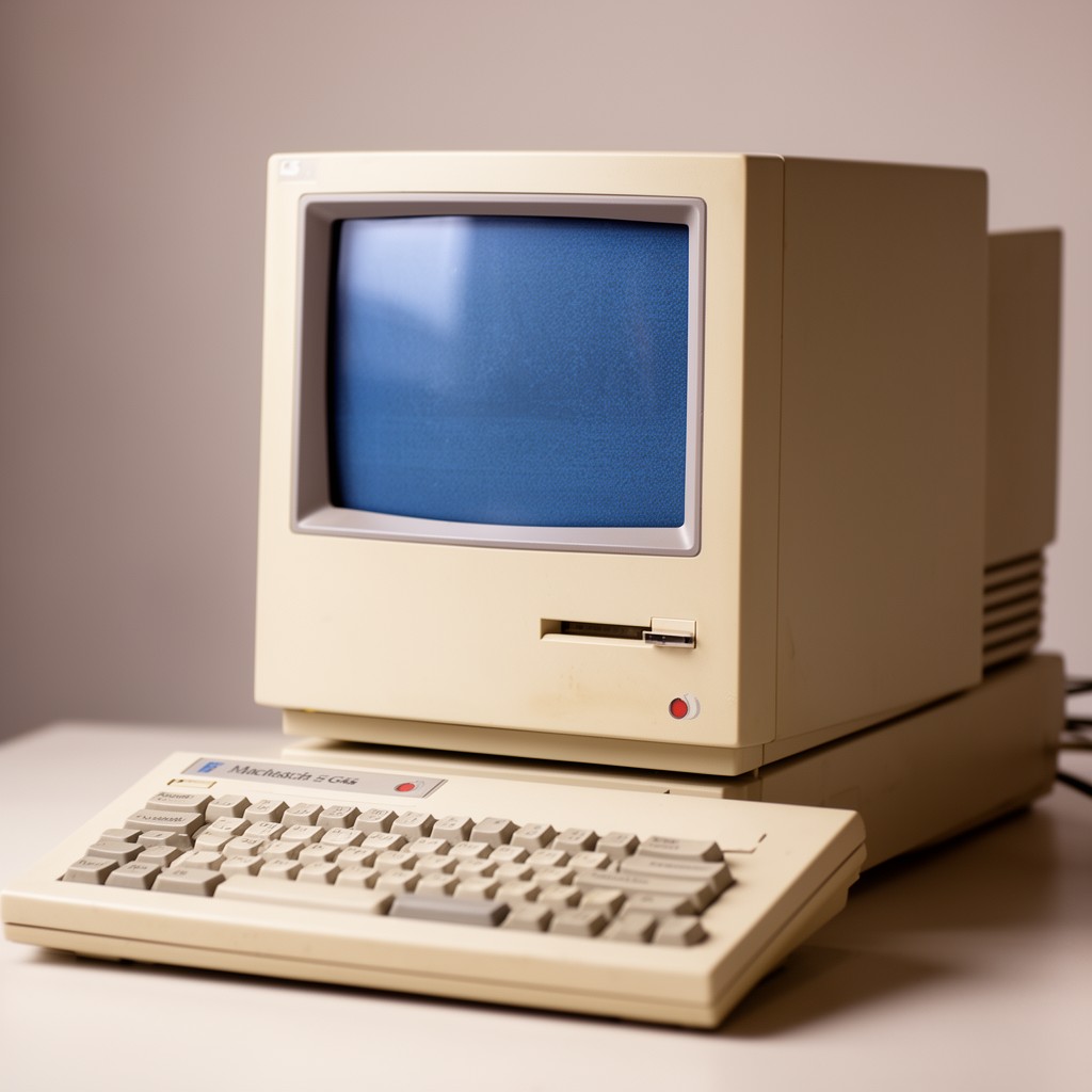 AI-generated illustration of Macintosh LC