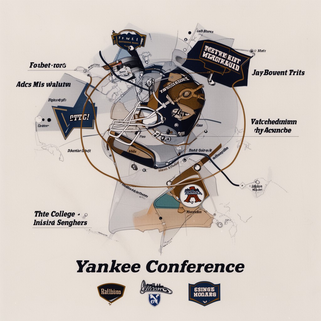 AI-generated illustration of Yankee Conference