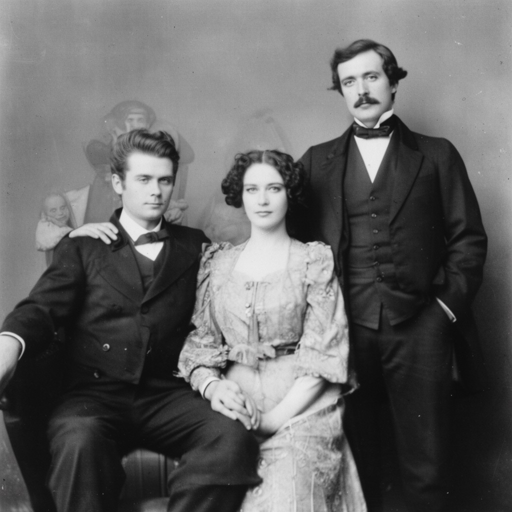 AI-generated illustration of Mary Ann Holmes Booth