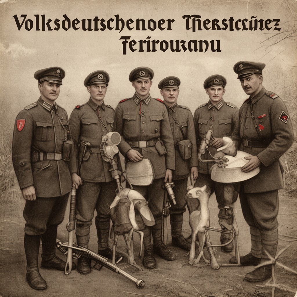 AI-generated illustration of Volksdeutscher Selbstschutz