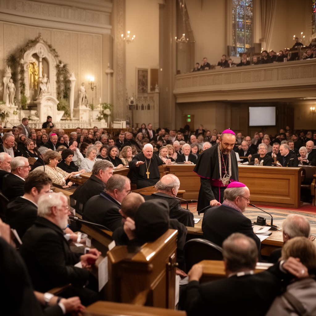 AI-generated illustration of Third Extraordinary General Assembly of the Synod of Bishops (2014)