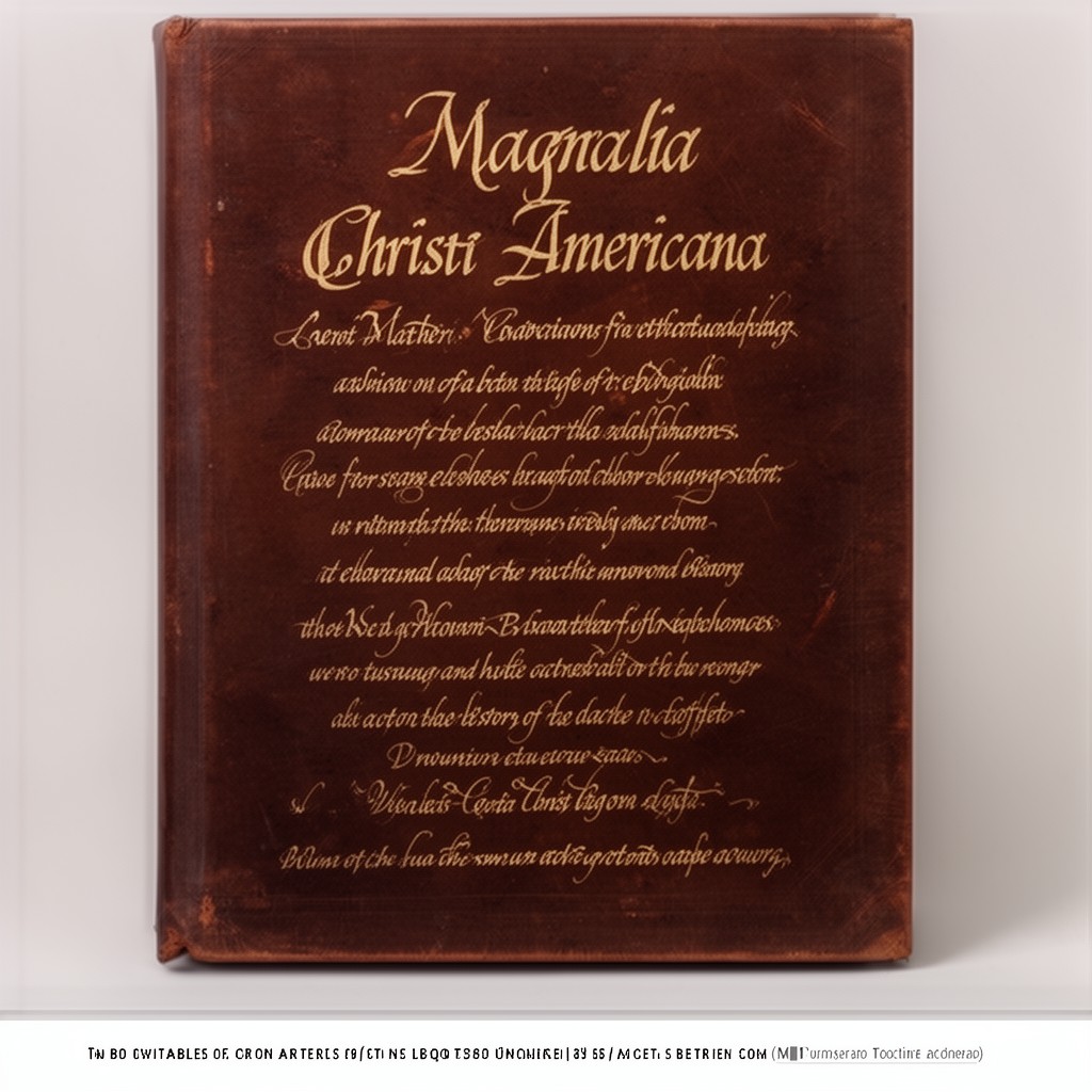AI-generated illustration of Magnalia Christi Americana