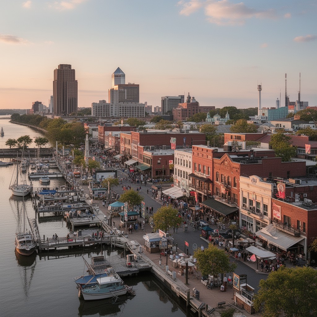 AI-generated illustration of Wilmington