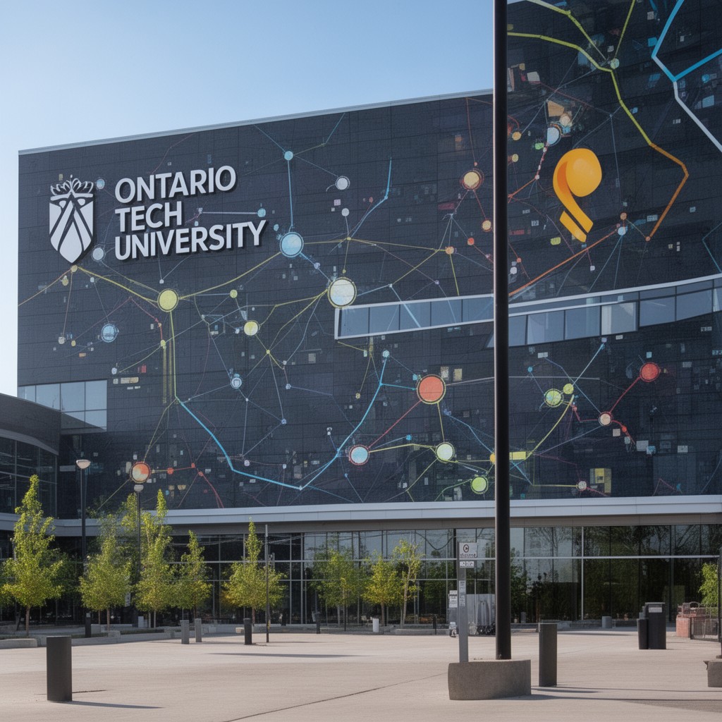 AI-generated illustration of Ontario Tech University