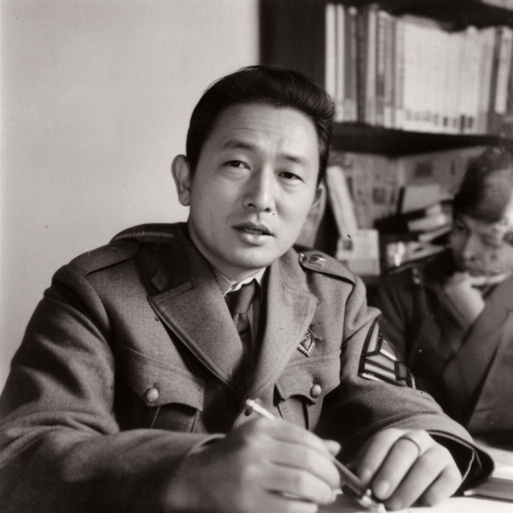 AI-generated illustration of Okamura Yasuji
