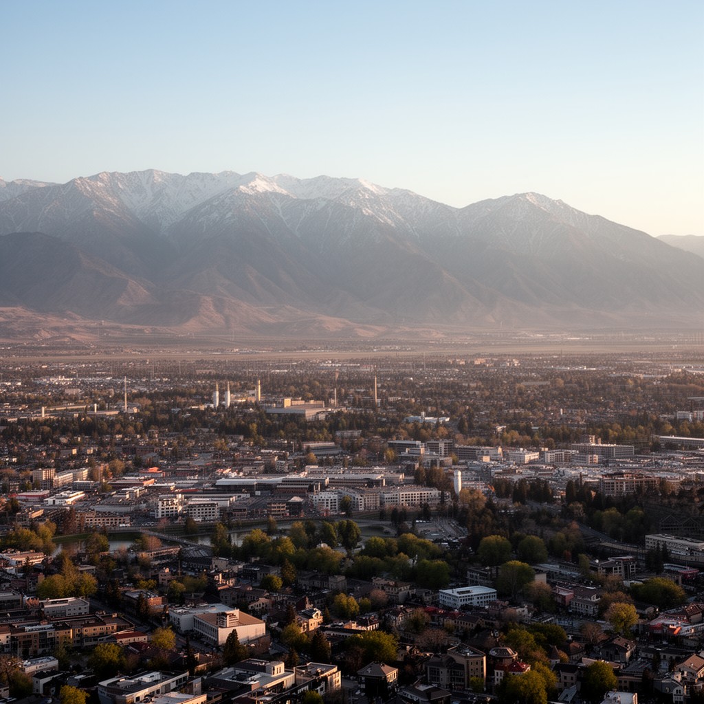 AI-generated illustration of Wasatch Front