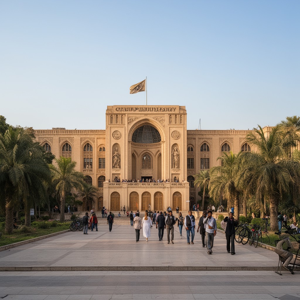 AI-generated illustration of Cairo University