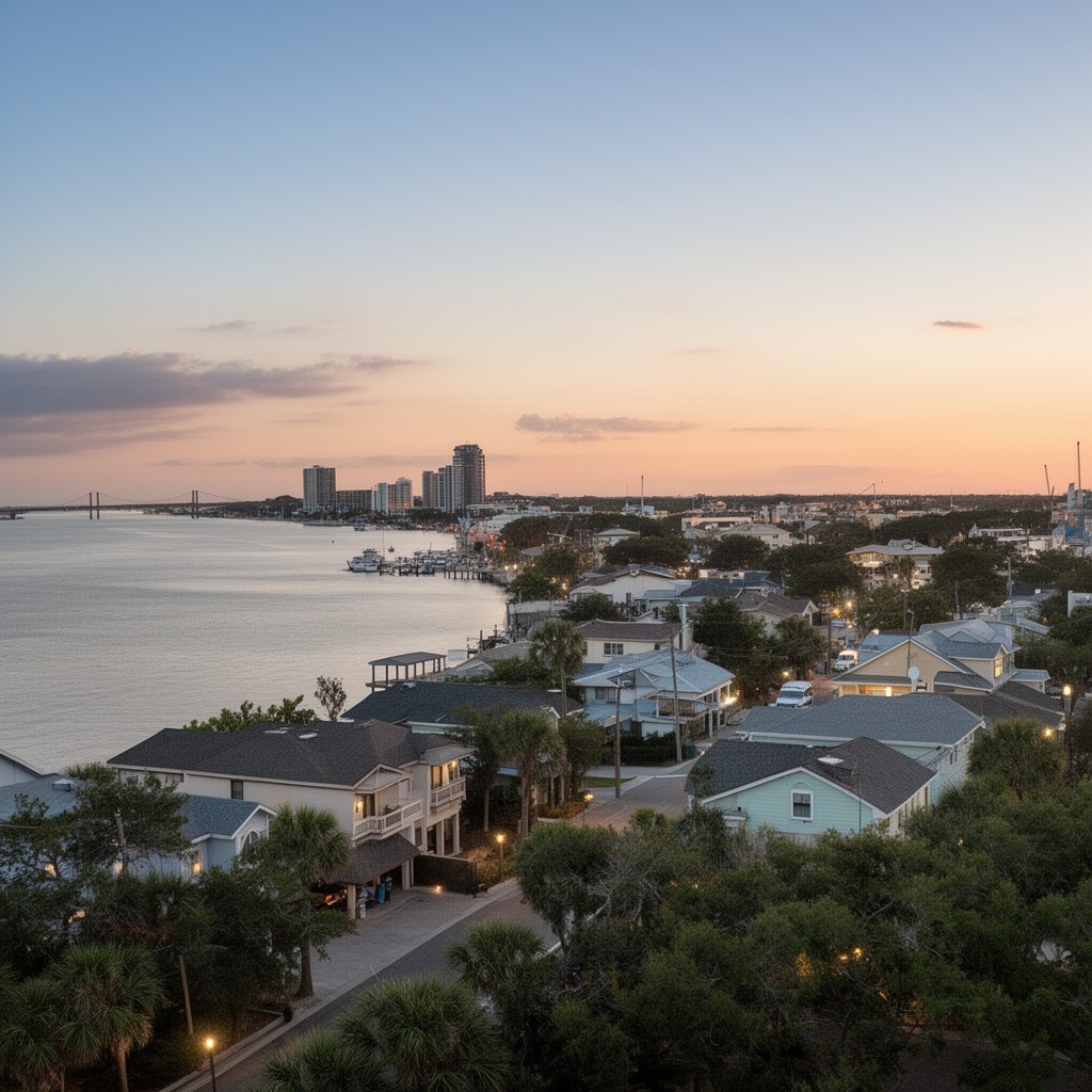 AI-generated illustration of Gulf Breeze, Florida