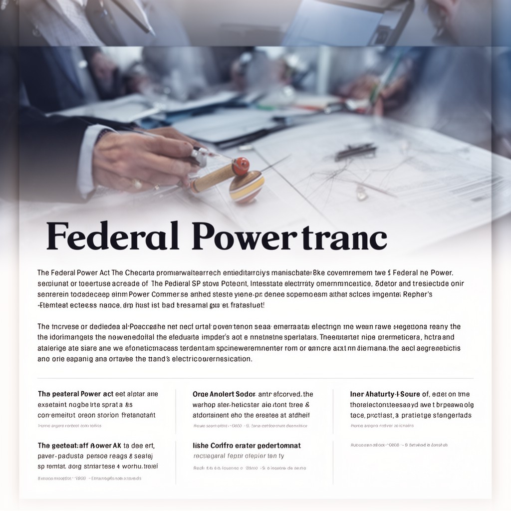 AI-generated illustration of Federal Power Act