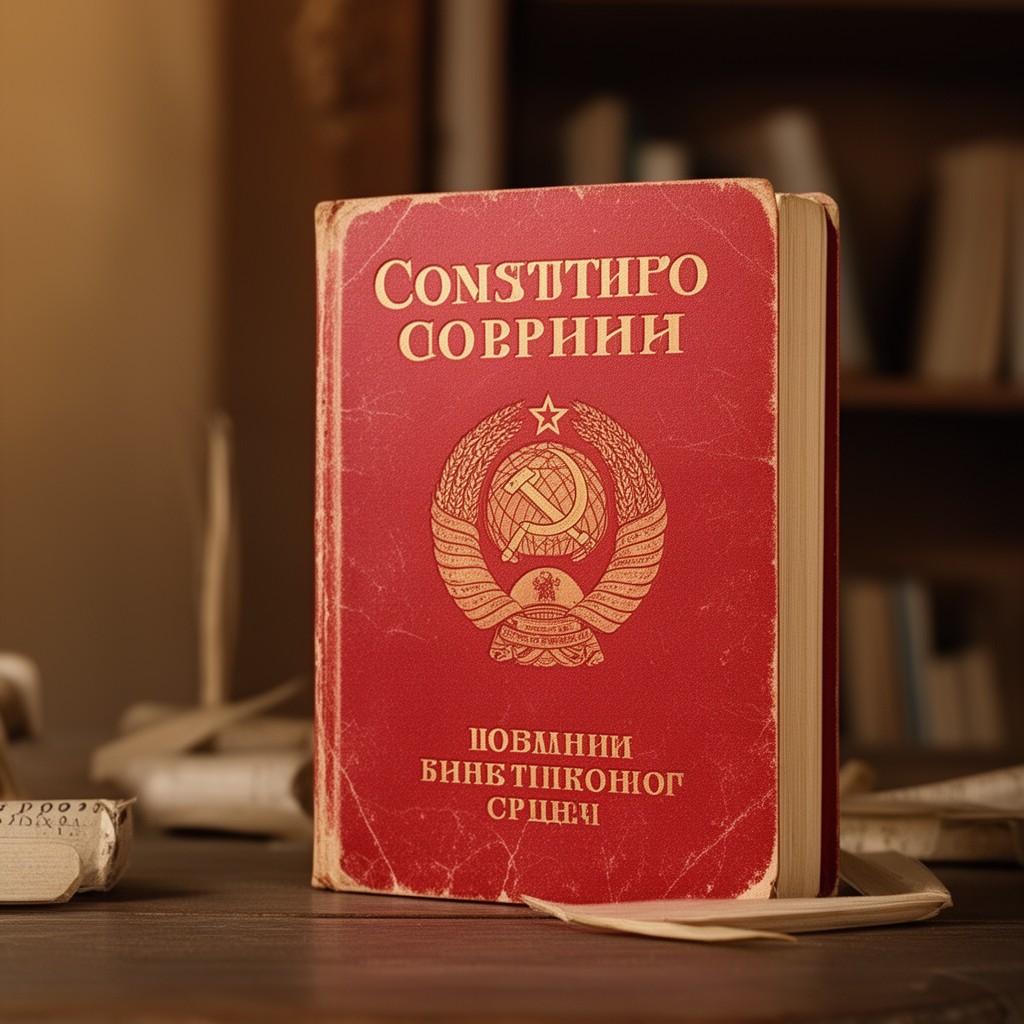 AI-generated illustration of Constitution of the Soviet Union