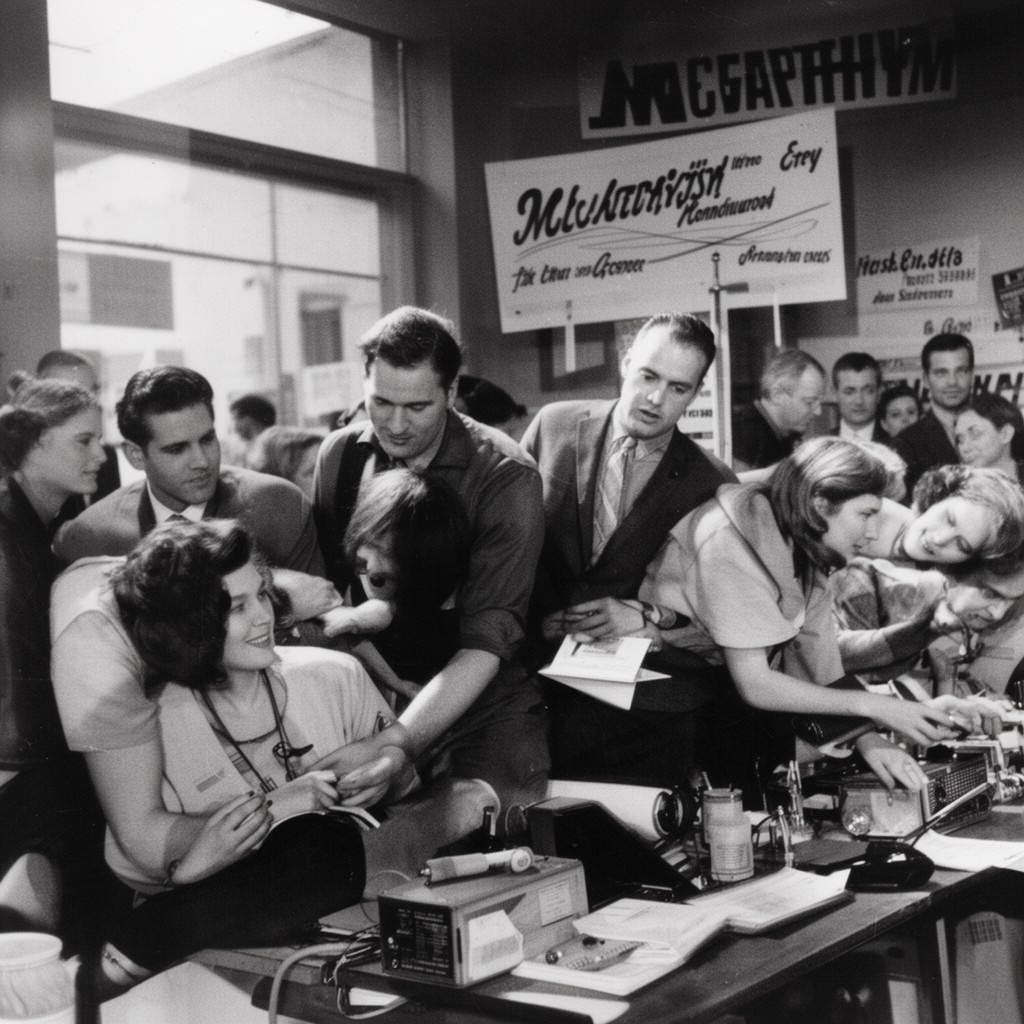 AI-generated illustration of McCarthyism