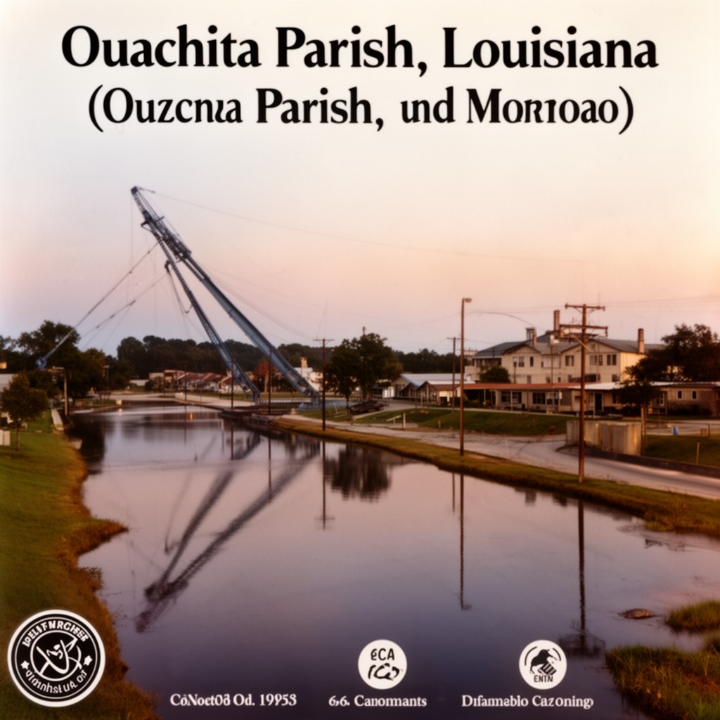 AI-generated illustration of Ouachita Parish, Louisiana