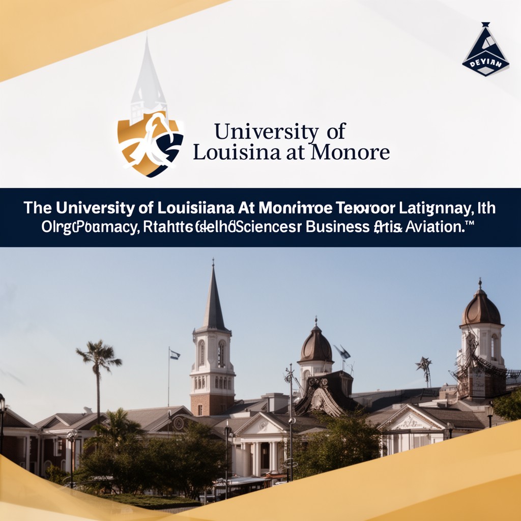 AI-generated illustration of University of Louisiana at Monroe