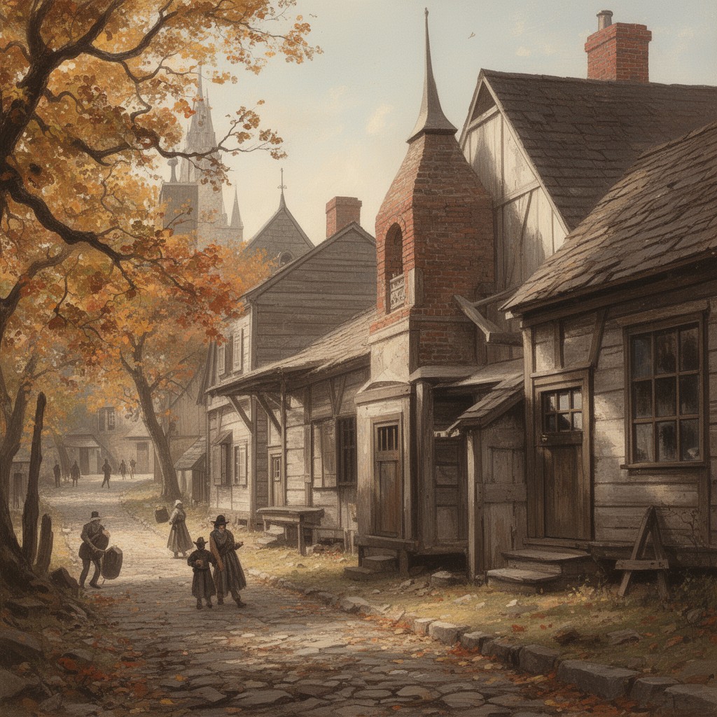 AI-generated illustration of town of Salem (historical jurisdiction)