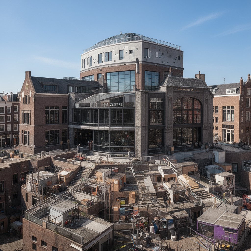 AI-generated illustration of City Centre campus