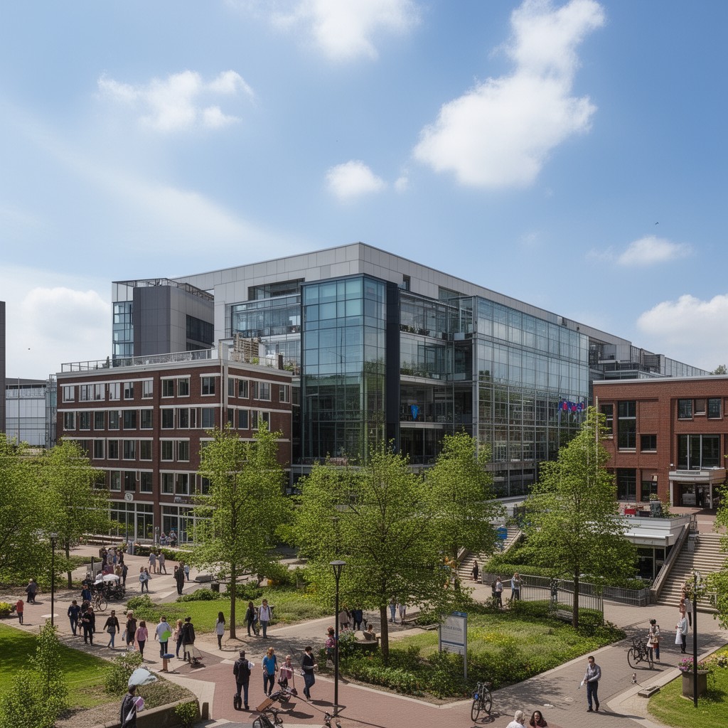 AI-generated illustration of AMC campus