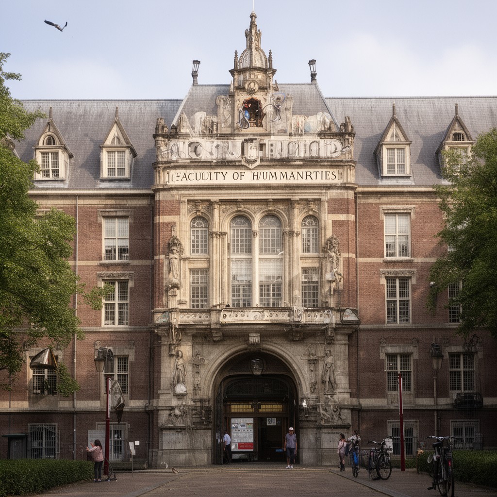 AI-generated illustration of Faculty of Humanities