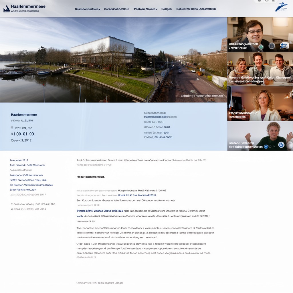 AI-generated illustration of municipal council of Haarlemmermeer