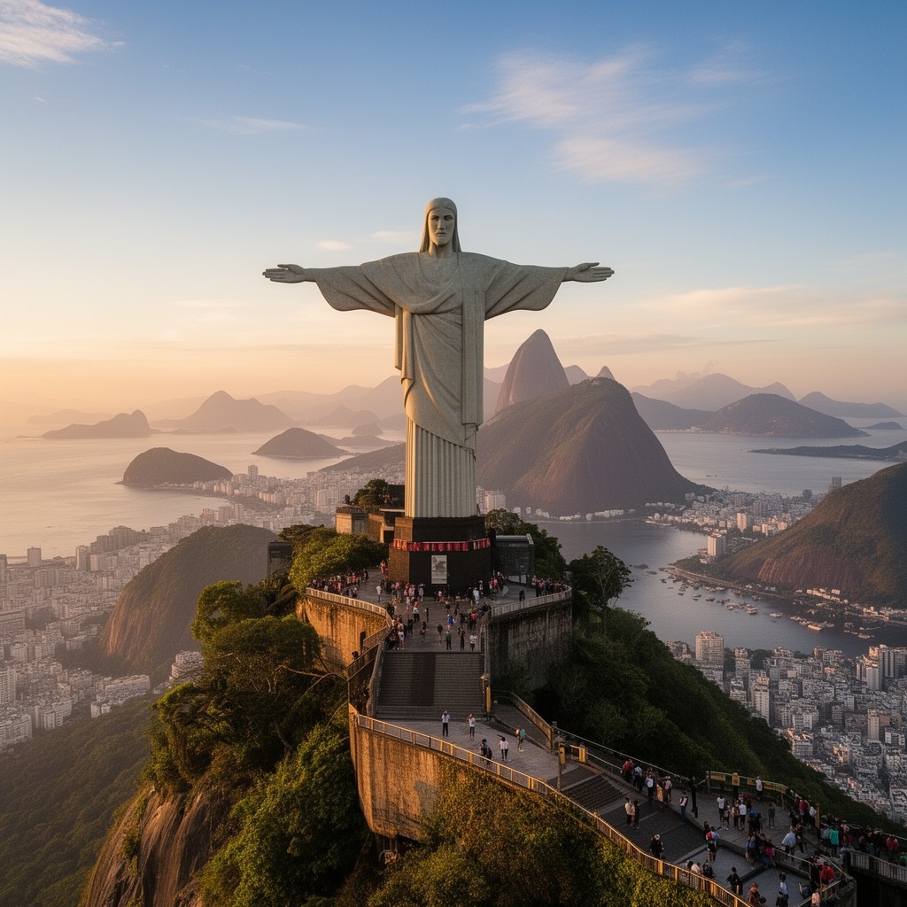 AI-generated illustration of Christ the Redeemer