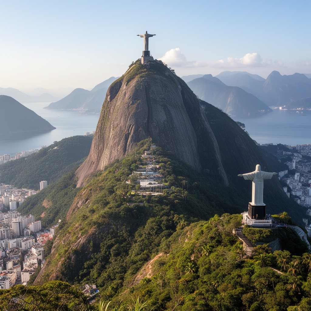 AI-generated illustration of Corcovado