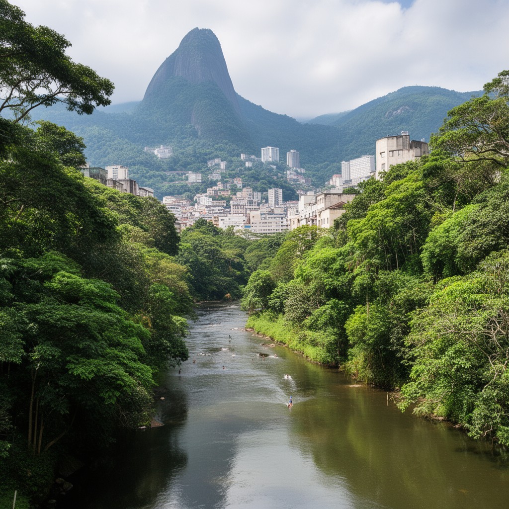 AI-generated illustration of Carioca River