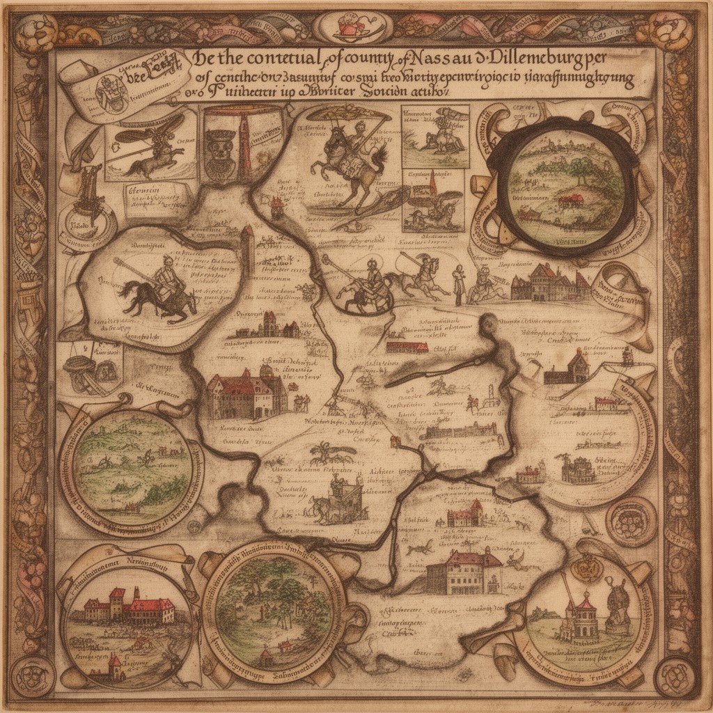 AI-generated illustration of County of Nassau-Dillenburg