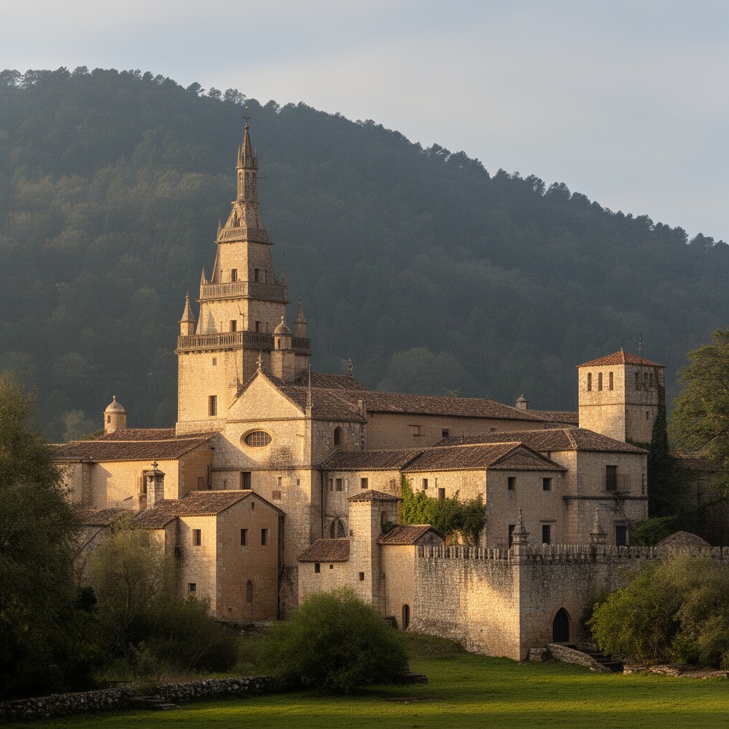 AI-generated illustration of Monastery of Yuste