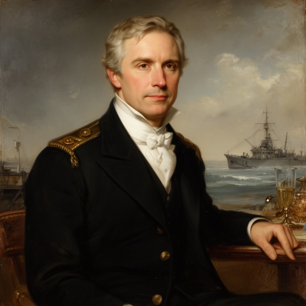 AI-generated illustration of William Boyle, 12th Earl of Cork