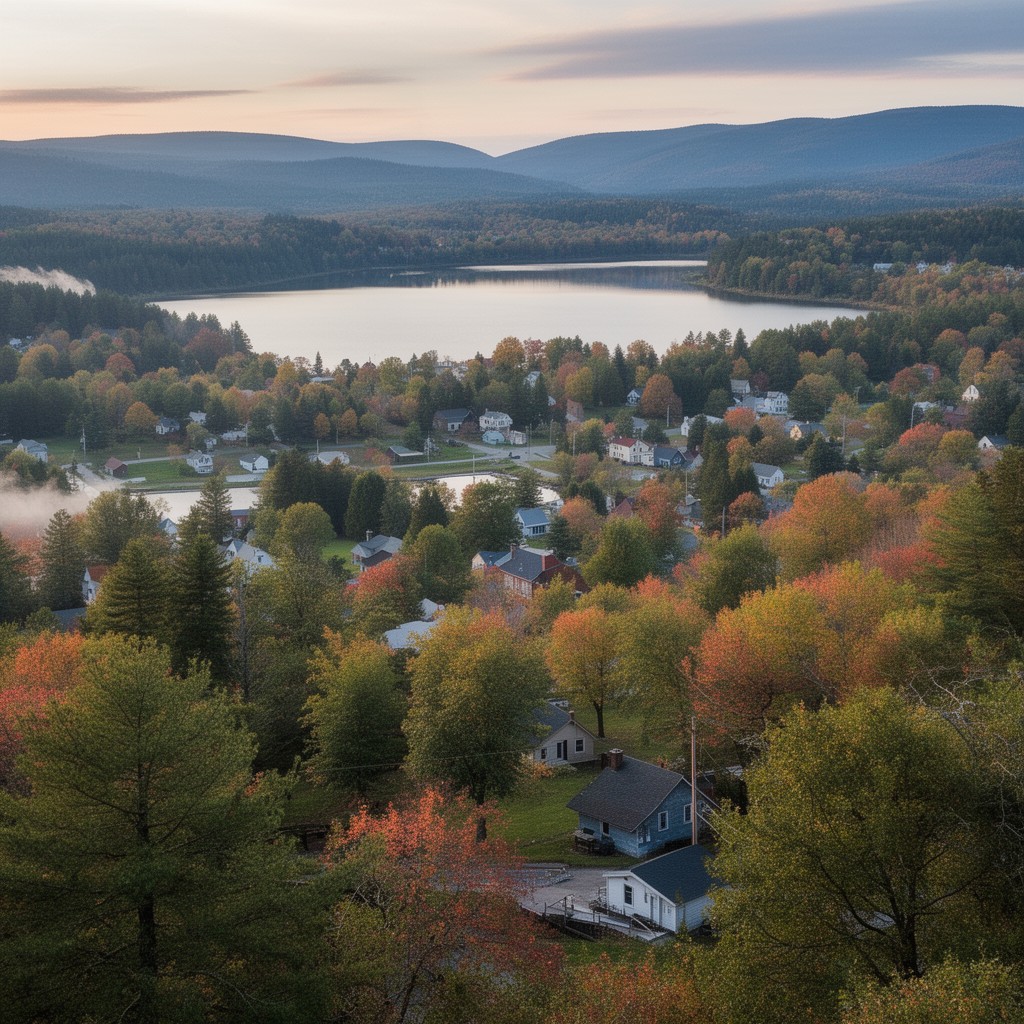 AI-generated illustration of Fulton County, New York