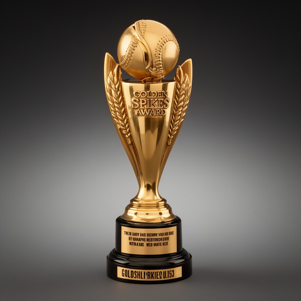 AI-generated illustration of Golden Spikes Award