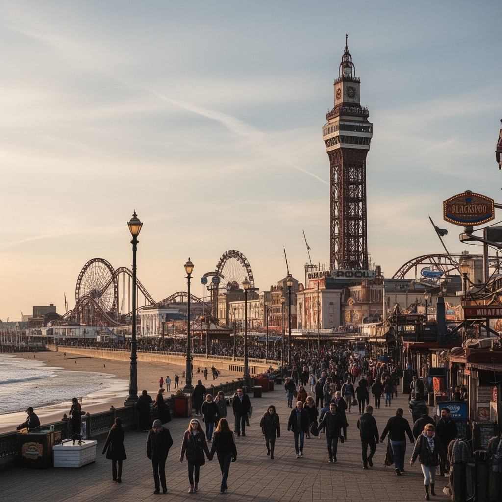 AI-generated illustration of Blackpool