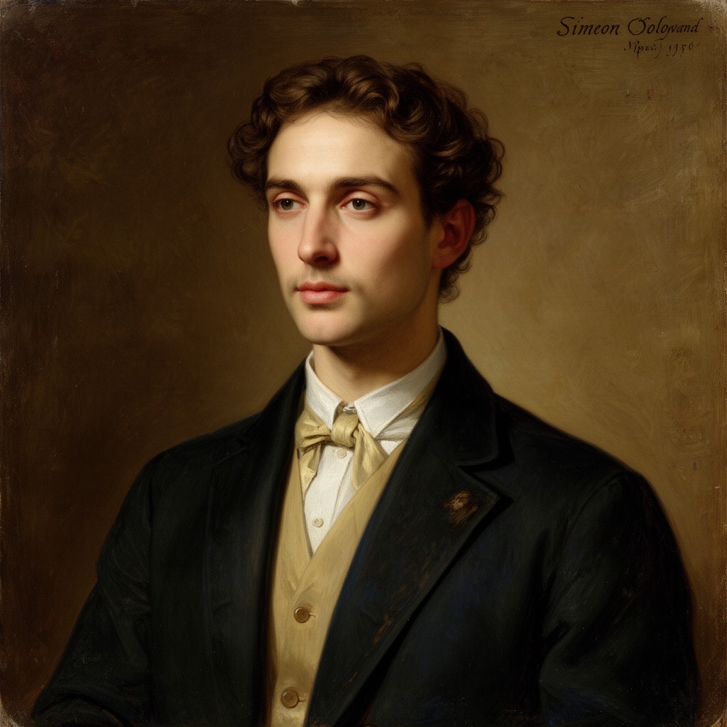 AI-generated illustration of Simeon Solomon