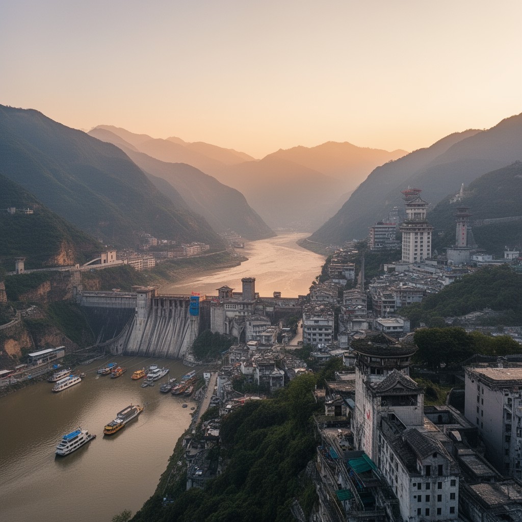 AI-generated illustration of Yichang