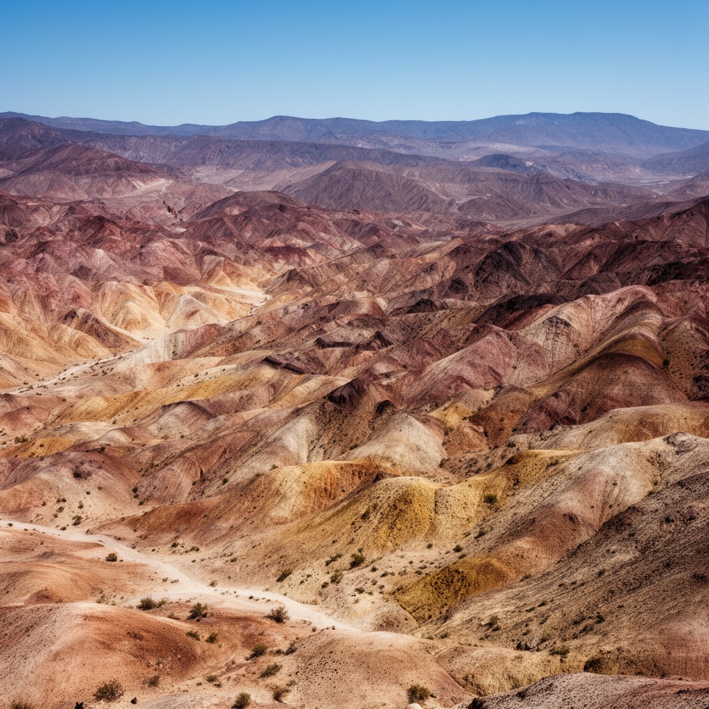 AI-generated illustration of Golden Canyon