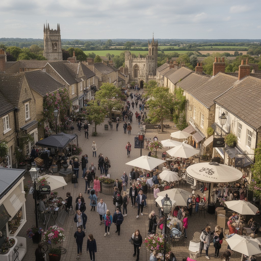 AI-generated illustration of Bicester