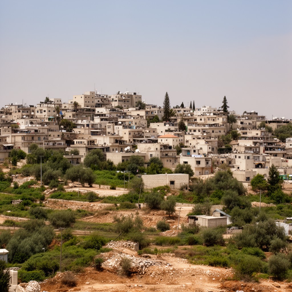 AI-generated illustration of Jenin
