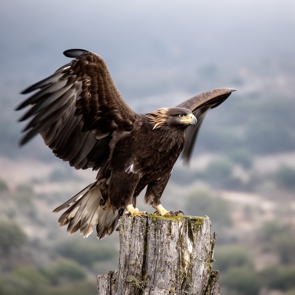 AI-generated illustration of Aquila adalberti