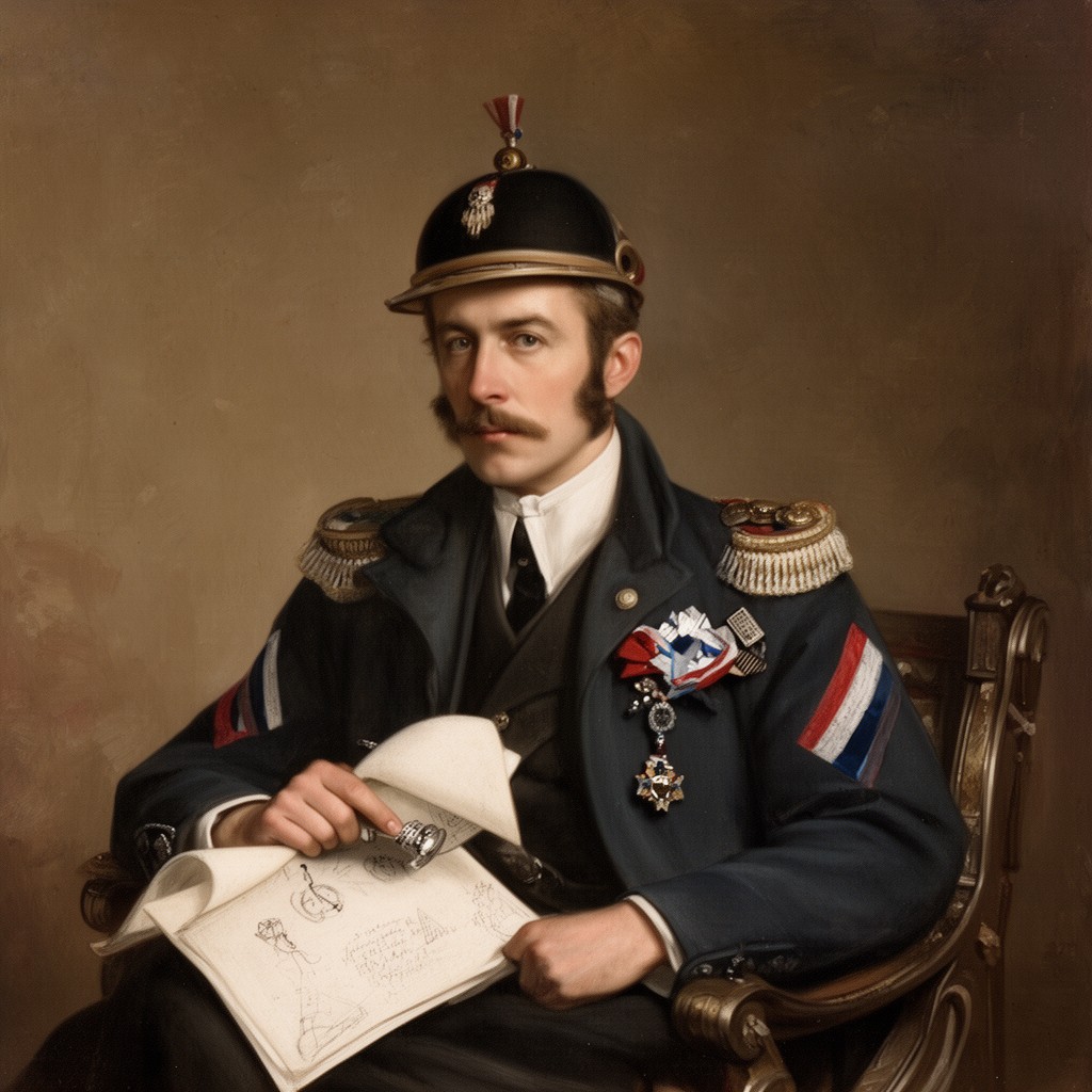 AI-generated illustration of Albert I of Belgium