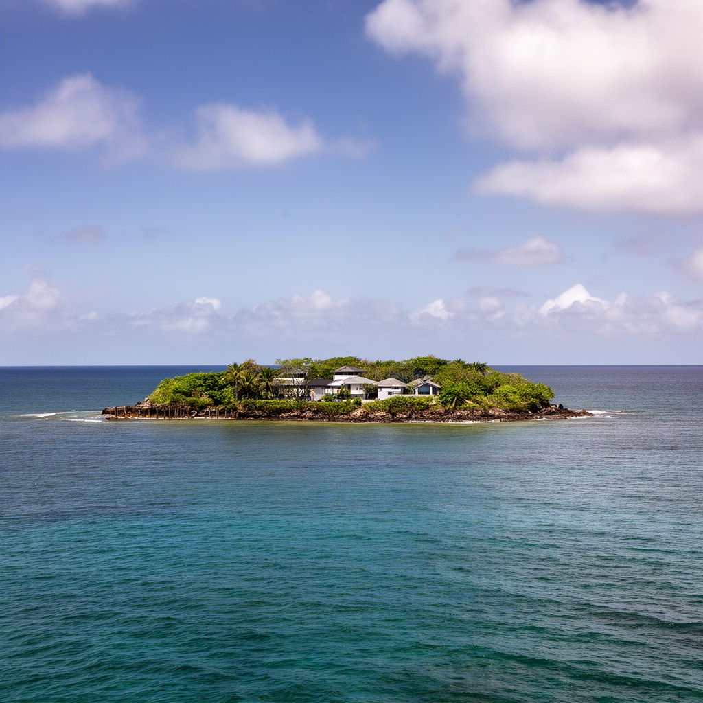 AI-generated illustration of Cayo Tiburón