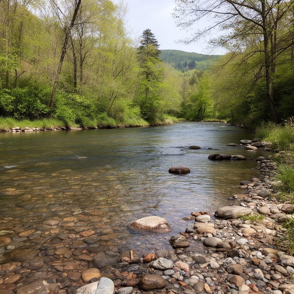 AI-generated illustration of Cacapon River