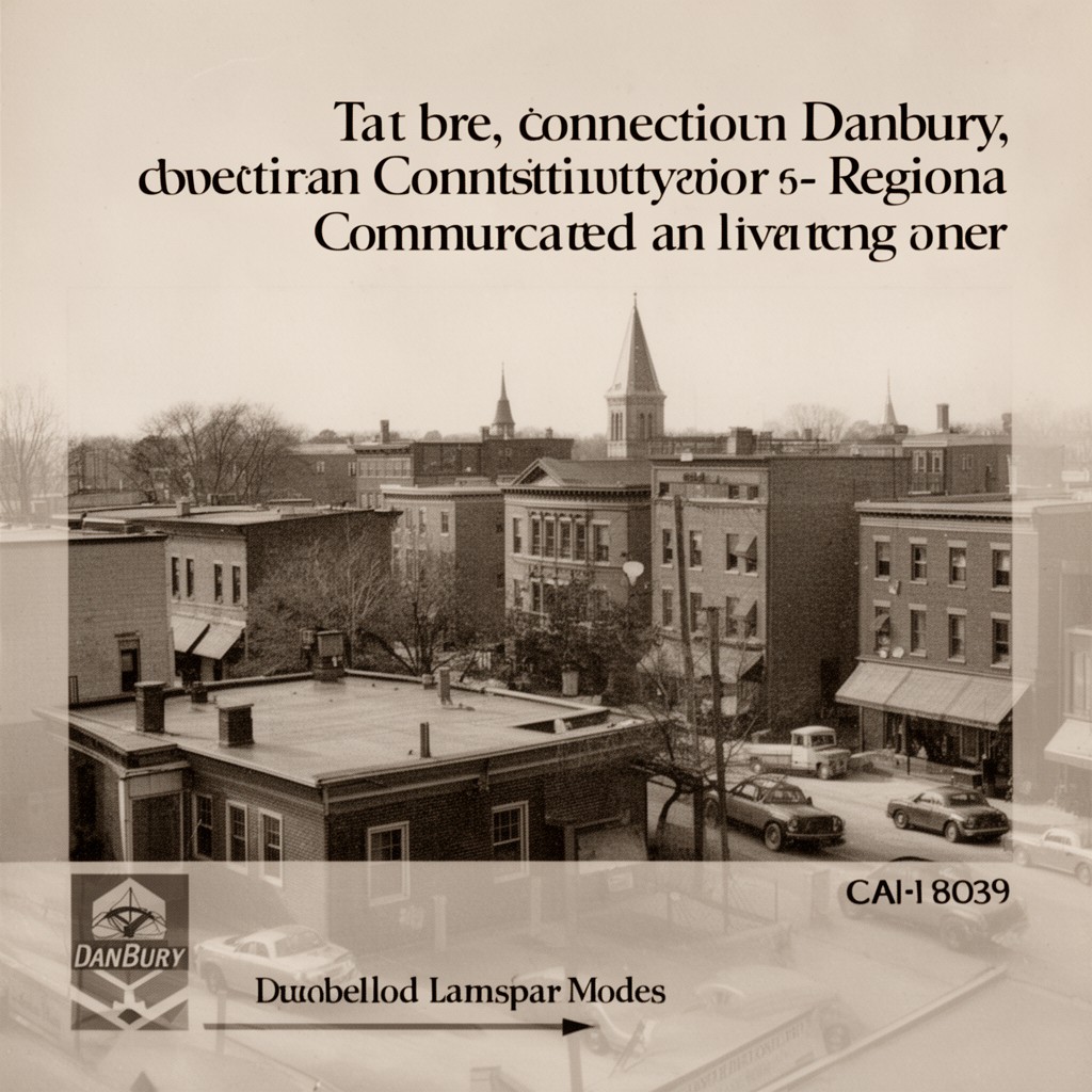 AI-generated illustration of Danbury, Connecticut
