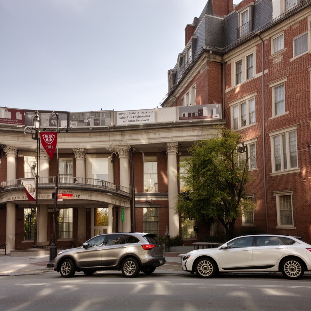 AI-generated illustration of Harvard John A. Paulson School of Engineering and Applied Sciences