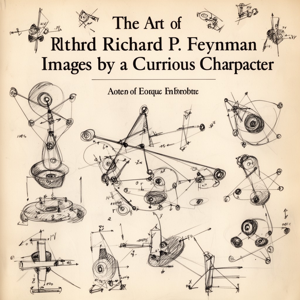 AI-generated illustration of The Art of Richard P. Feynman: Images by a Curious Character
