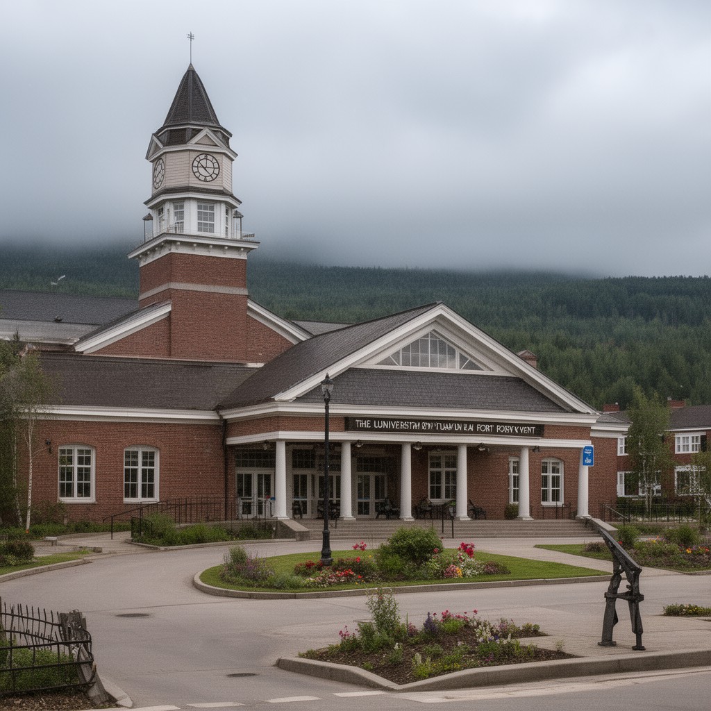 AI-generated illustration of University of Maine at Fort Kent