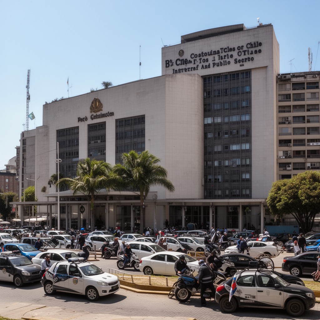 AI-generated illustration of Ministry of the Interior and Public Security of Chile